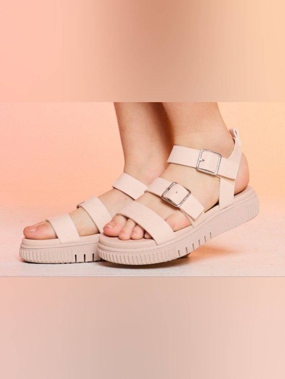 New mini Mia Little Girl Edenn Pastel Pink Sandal Size 11